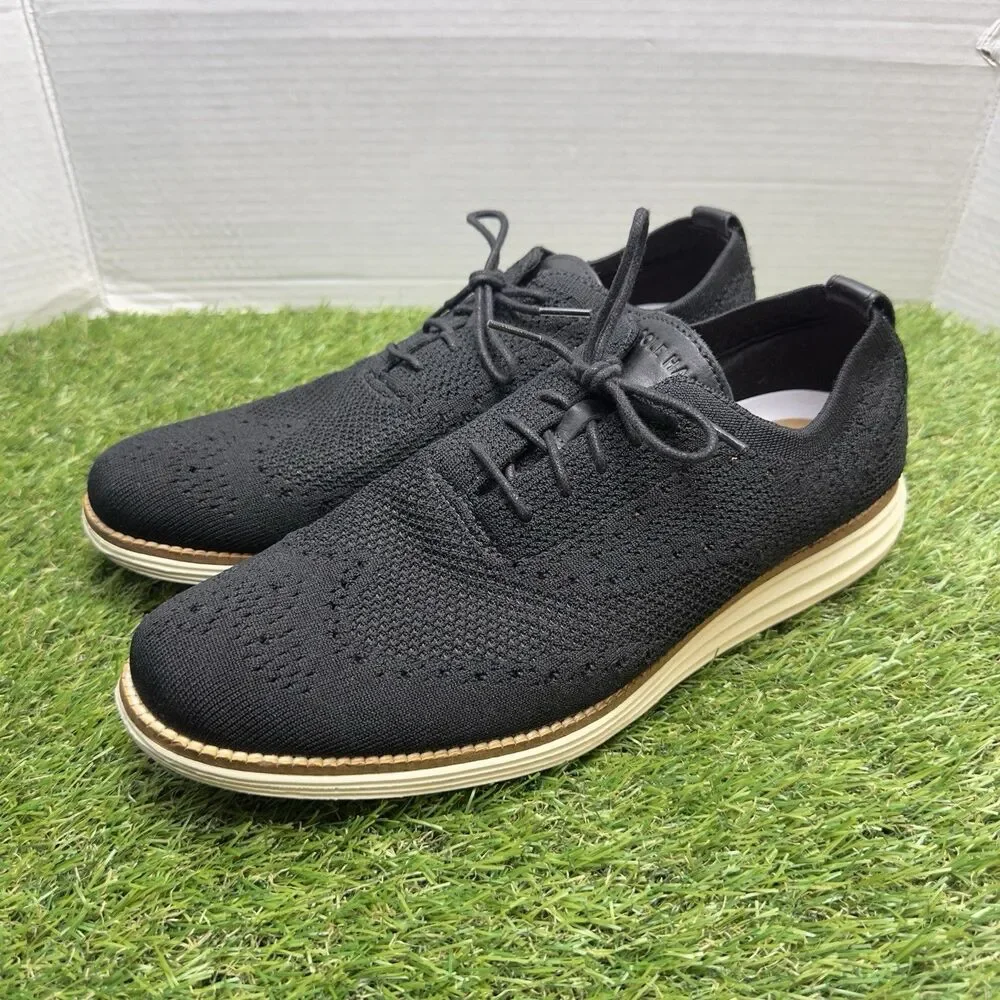 Cole Haan Shoes Mens Size 11.5 M Grand OS Wingtip Oxford Stitchlite C27959 Black